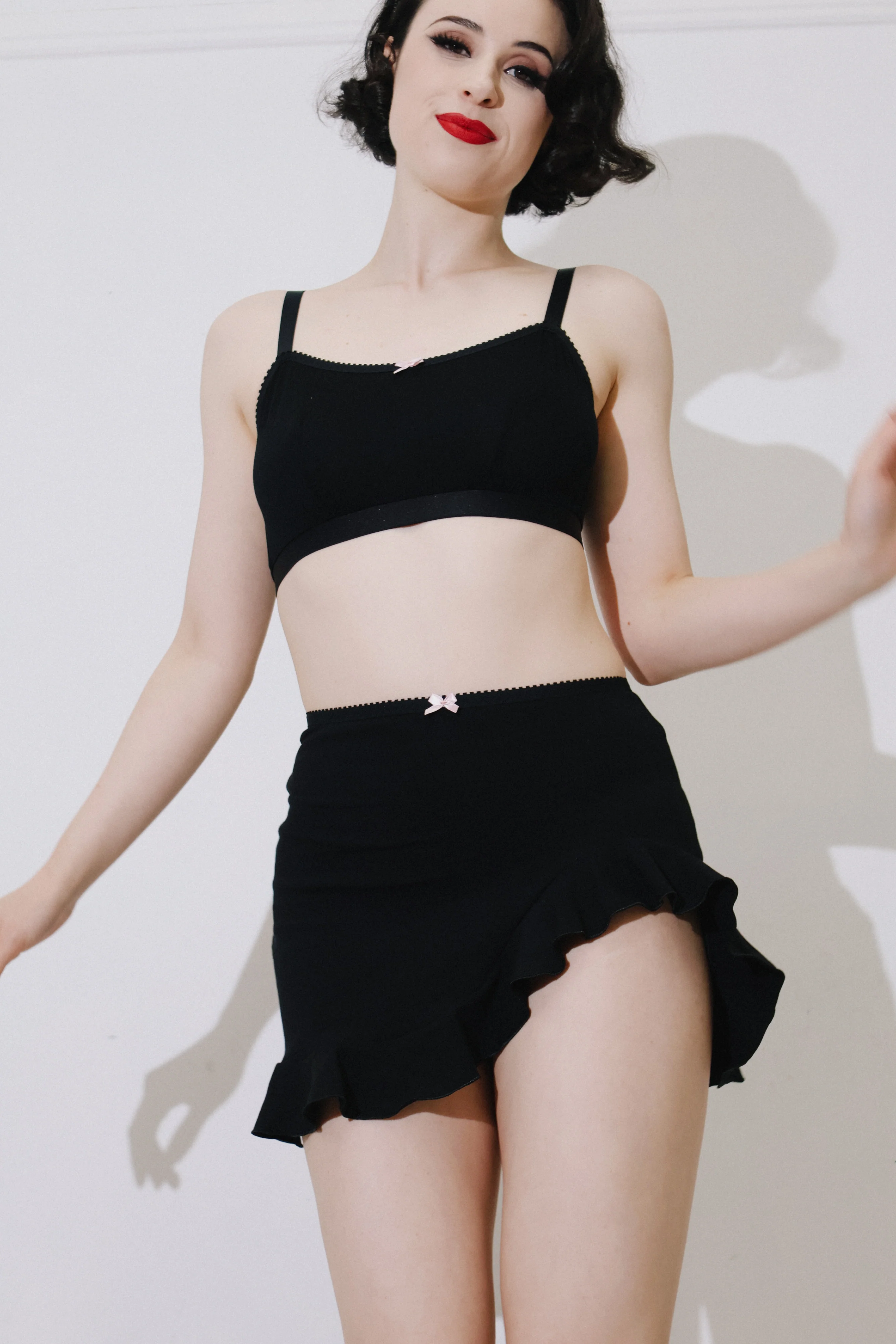 Erin Bralette Black Modal Jersey - Image 5
